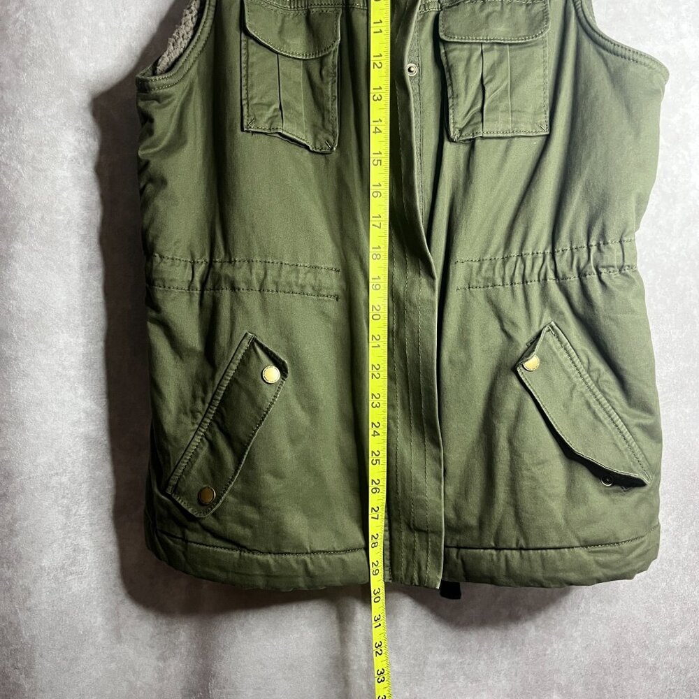 Women's Sonoma Olive Green Utility Vest size Medium - Picture 5 of 7